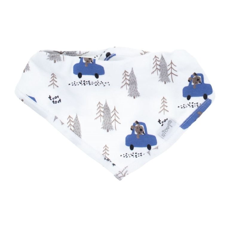 Apaszka chłopięca, biała, Nicol