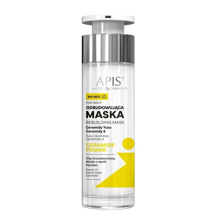 APIS, Ceramide Power, odbudowująca maska na noc, 50 ml