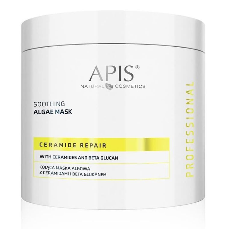 Apis, Ceramide Repair, kojąca maska algowa z ceramidami i beta glukanem, 200g