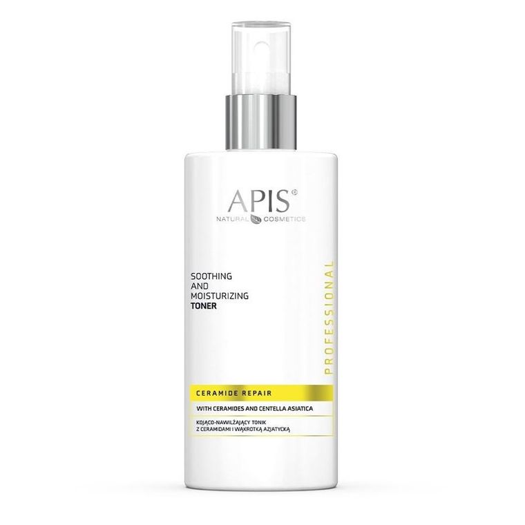 Apis, Ceramide Repair, kojąco-nawilżający tonik z ceramidami i wąkrotką azjatycką, 300 ml