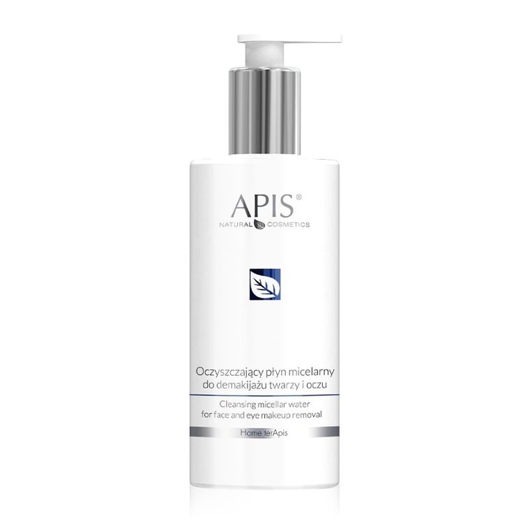 APIS, Cleansing Micellar Water, oczyszczający płyn micelarny do demakijażu twarzy i oczu, 300 ml
