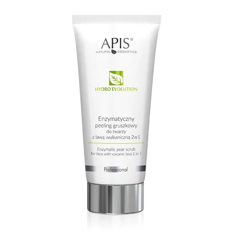 APIS, Hydro Evolution, enzymatyczny peeling gruszkowy do twarzy z lawą wulkaniczną 2w1, 200 ml