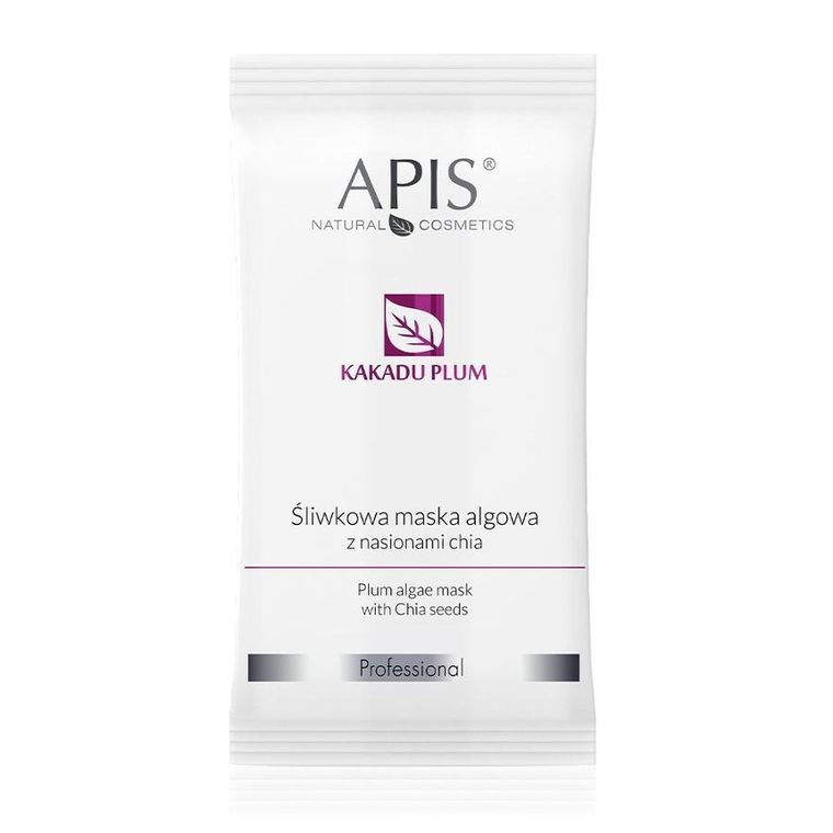 APIS, Kakadu Plum śliwkowa maska algowa z nasionami chia, 20 g