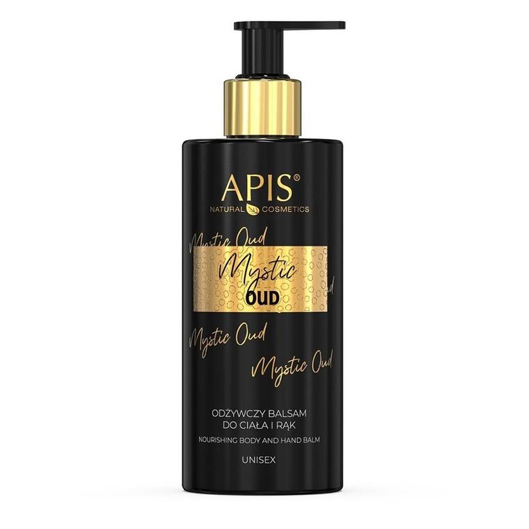 Apis, Mystic Oud, odżywczy balsam do ciała i rąk, 300 ml