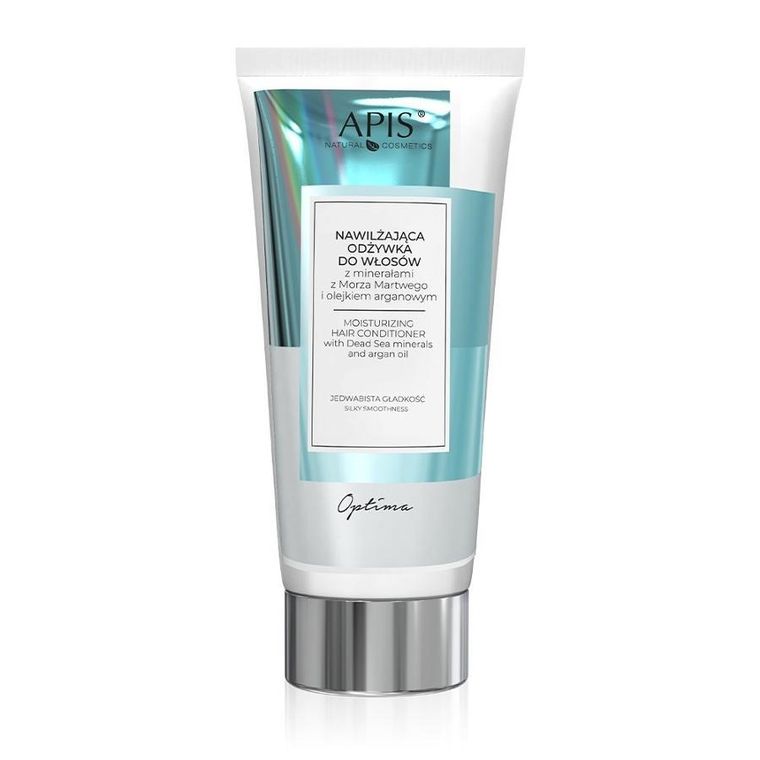 Apis, Optima, nawilżająca odżywka do włosów z minerałami z Morza Martwego i Olejkiem Arganowym, 200 ml