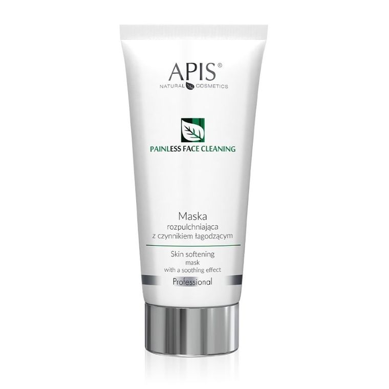 APIS, Painless Face, Cleaning, Skin Softening Mask, maska rozpulchniająca z czynnikiem łagodzącym, 200 ml