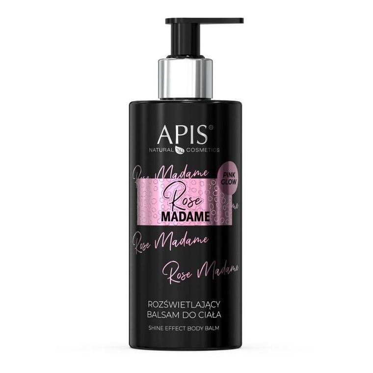APIS, Rose Madame, rozświetlający balsam do ciała, 300 ml