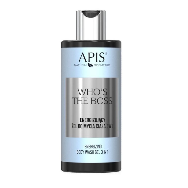 APIS, Who's the Boss, energizujący żel do mycia ciała, 3w1, 300 ml