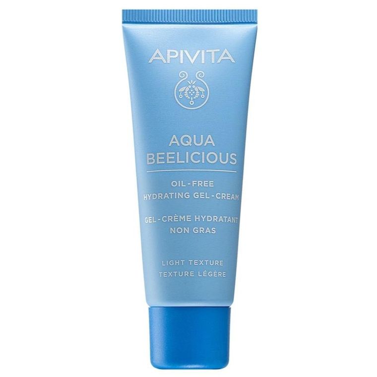 Apivita, Aqua Beelicious Oil-Free Hydrating Gel-Cream, nawilżający lekki krem-żel do cery mieszanej i tłustej, 40 ml