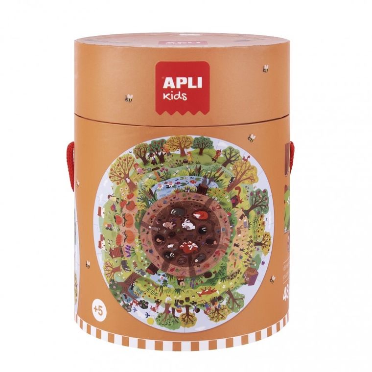 Apli Kids, Biosfera, puzzle okrągłe w tubie
