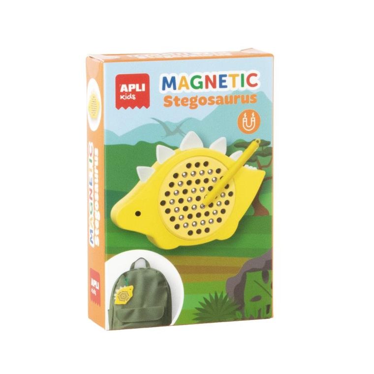 Apli Kids, Dinozaur Stegosaurus, mała magnetyczna tablica, zawieszka