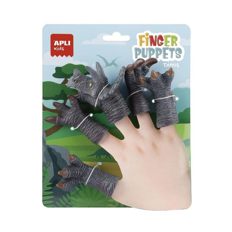 Apli Kids, Dinozaur Triceratops, pacynki na palce