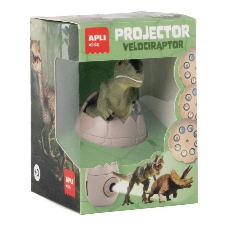 Apli Kids, Dinozaur Velociraptor, projektor, 24 slajdy