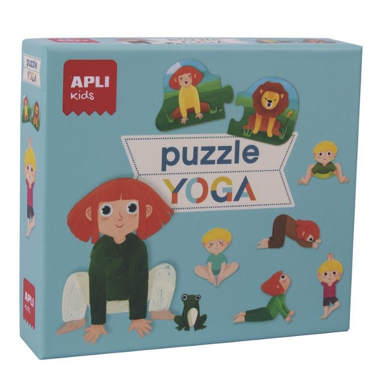 Apli Kids, Duo Expressions, Yoga, puzzle, 24 elementy