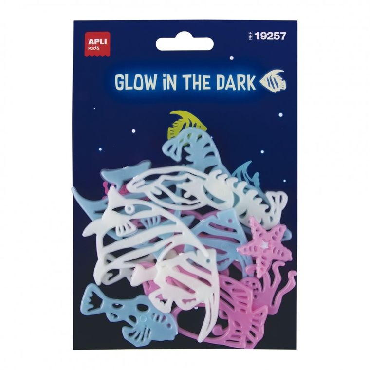 Apli Kids, fluorescencyjne naklejki, ryby