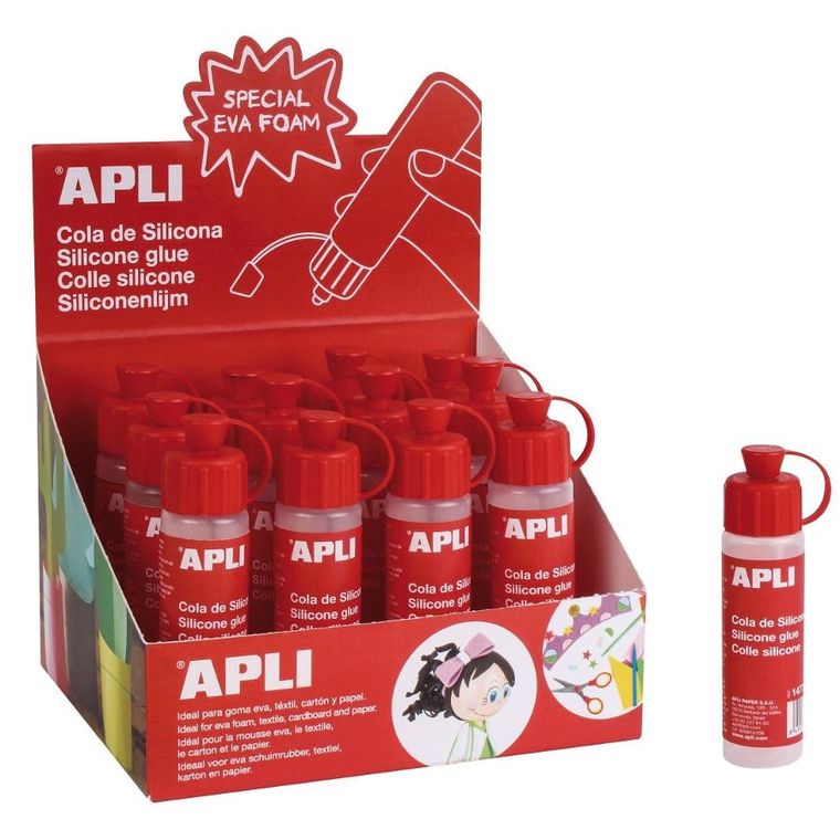 Apli Kids, klej silikonowy, 25 ml, 1 szt.