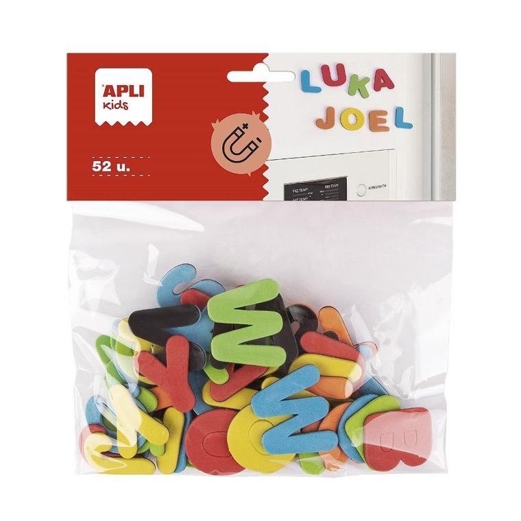 Apli Kids, Litery, magnesy z pianki