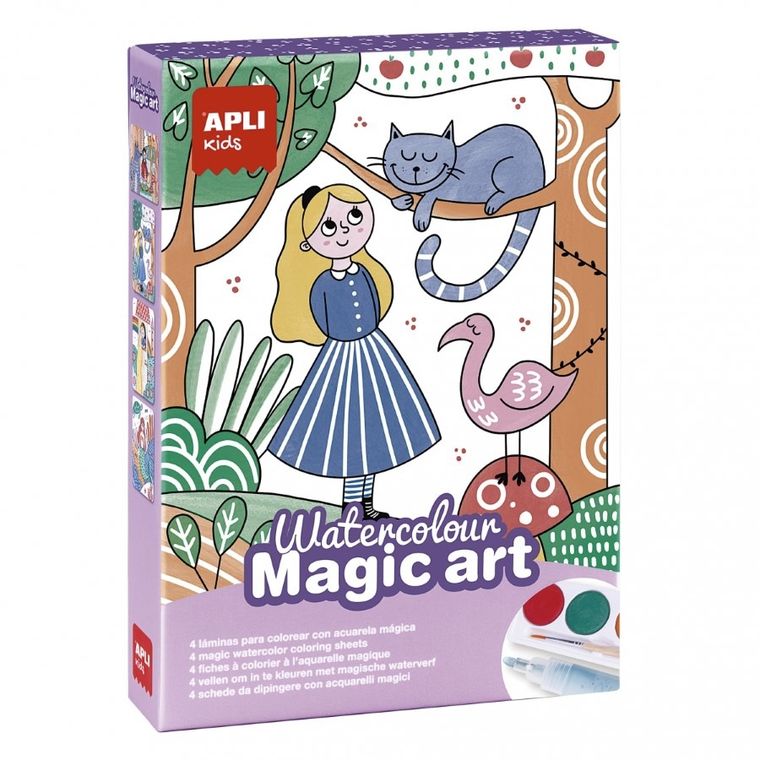 Apli Kids, Magic Art., zestaw artystyczny z akwarelami i magicznym markerem
