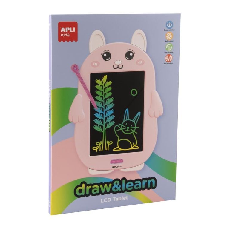 Apli Kids, magiczny tablet do rysowania LCD, królik