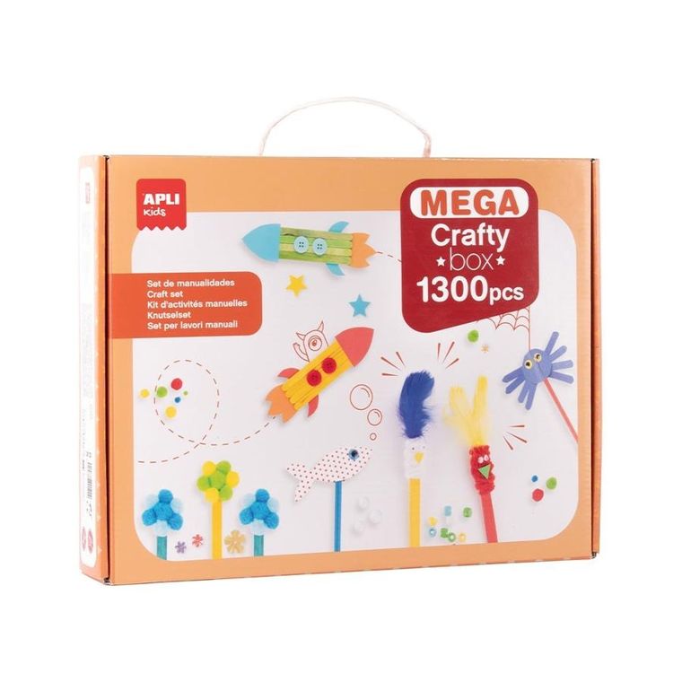 Apli Kids, Mega crafty box, zestaw artystyczny