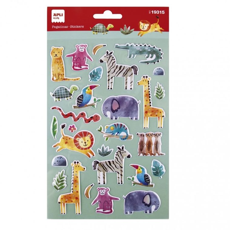 Apli Kids, naklejki, safari