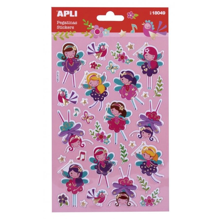 Apli Kids, Wróżki, naklejki metaliczne