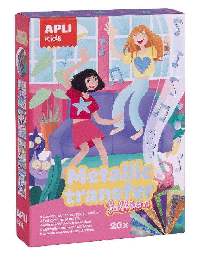 Apli Kids, Zestaw kreatywny z metalicznymi kartkami