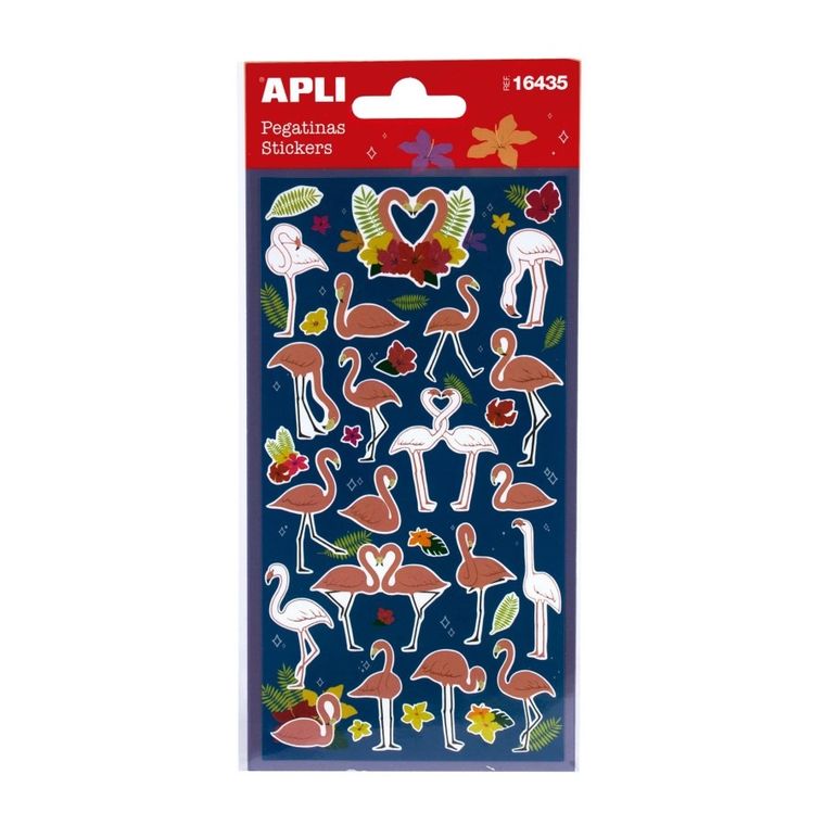 Apli, naklejki, flamingi