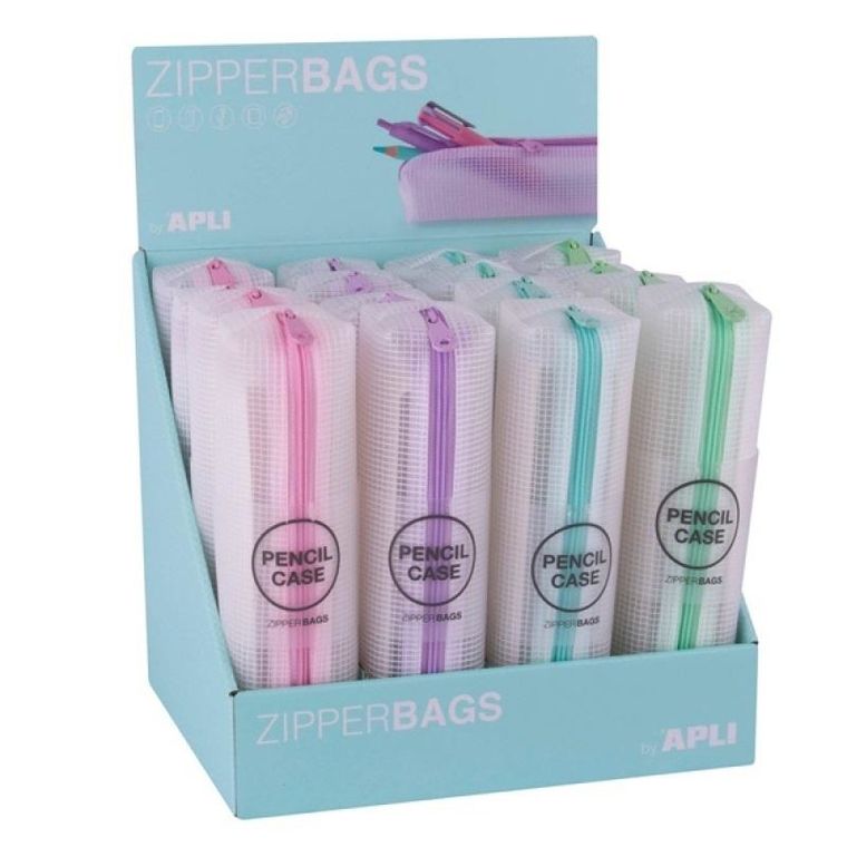 Apli, piórnik, Zipper