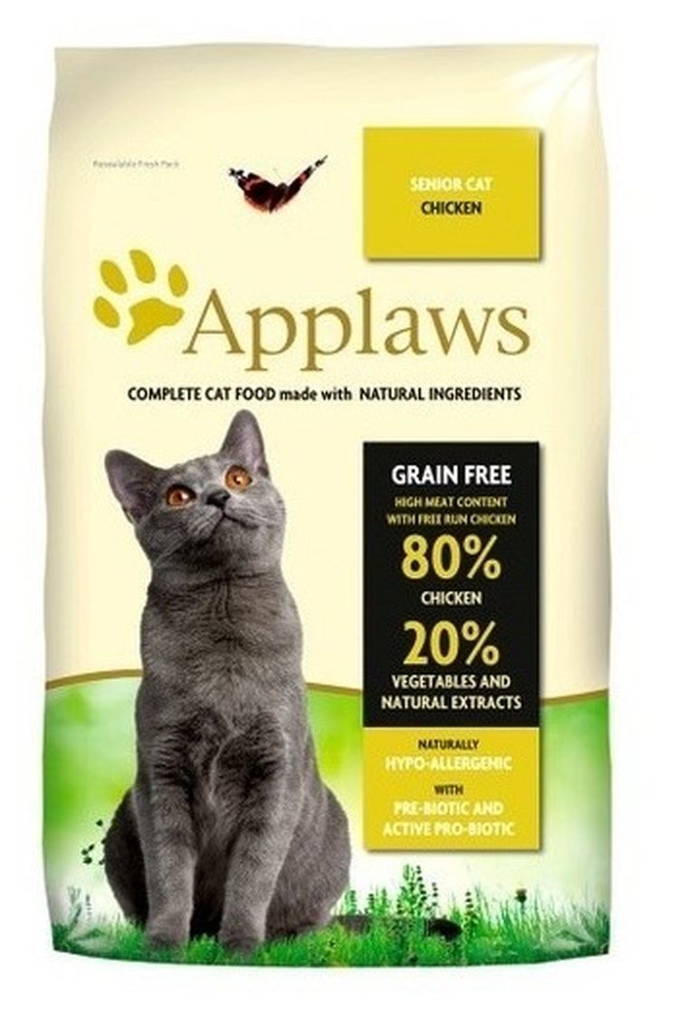 Applaws, Senior, kurczak, sucha karma dla kota, 7,5 kg