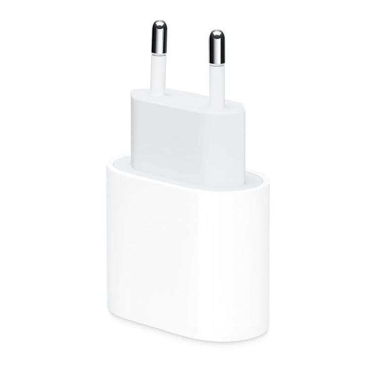 Apple, Power Adapter USB-C 20W, adapter, biały