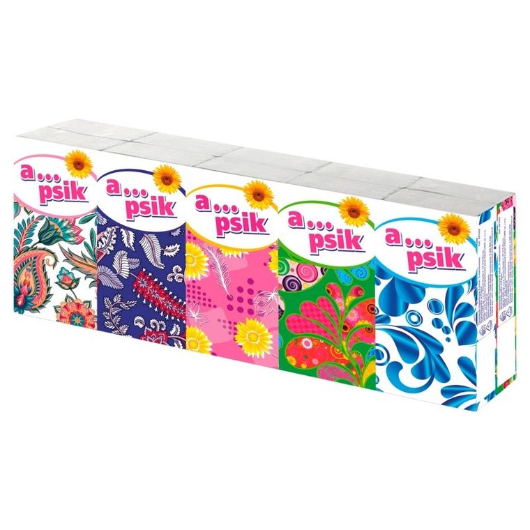 A…psik, chusteczki higieniczne, 10 opakowań