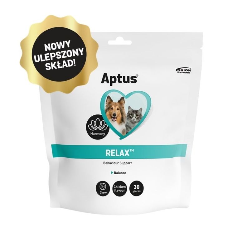 Aptus, Relax, kęsy na uspokojenie dla psa i kota, 30 szt.
