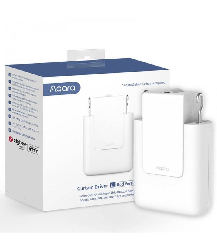 Aqara, Curtain Driver E1 Rod, silnik rolet, Zigbee, CM-M01