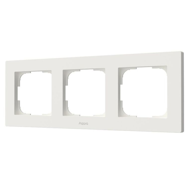 Aqara, Switch Frame H2 EU, 3-gang, ramka do przełącznika H2, biała