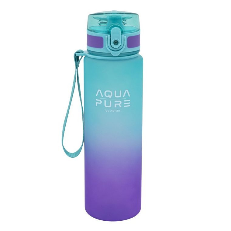 Aqua Pure, bidon, mint/lavender, 600 ml