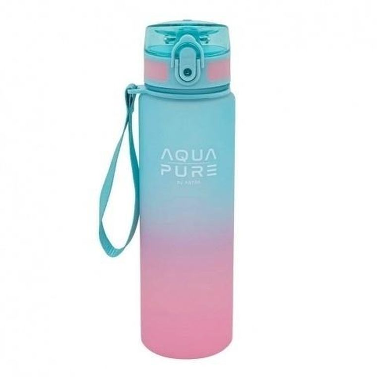 Aqua Pure, bidon, pink/mint, 600 ml