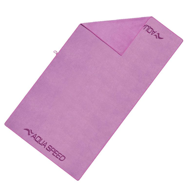Aqua-Speed, Dry Soft, ręcznik kąpielowy z mikrofibry, fioletowy, 50-100 cm