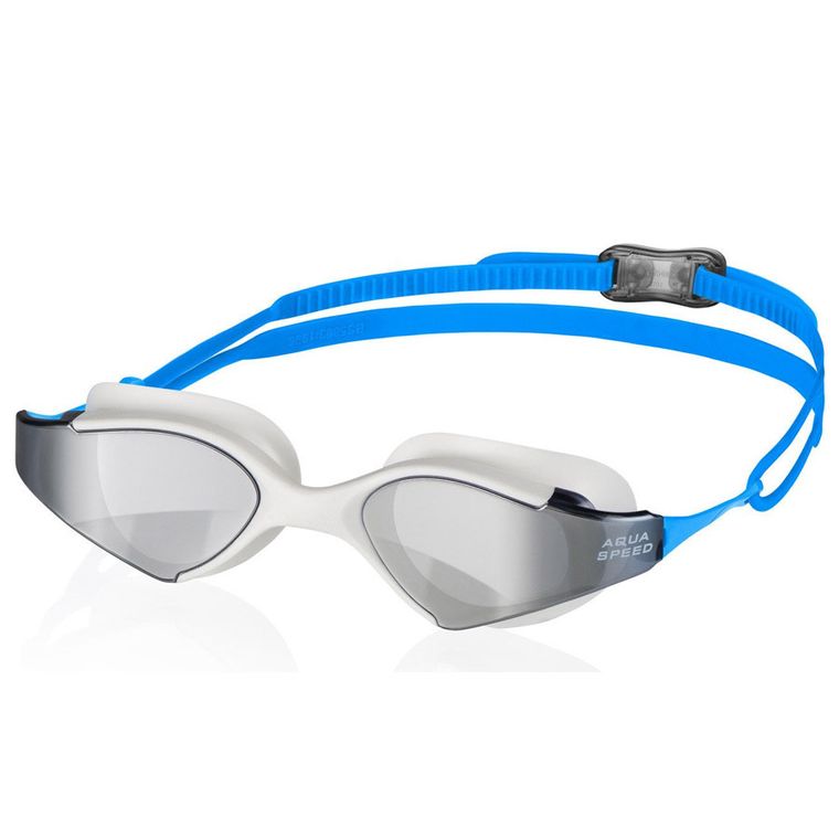 Aqua Speed, okulary pływackie, Blade Mirror, rozmiar senior, biały