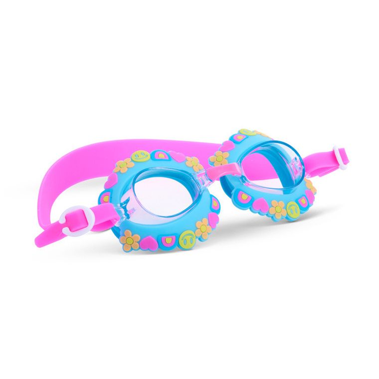 Aqua2ude, okularki do pływania dla dzieci, Fala uśmiechu, turkus