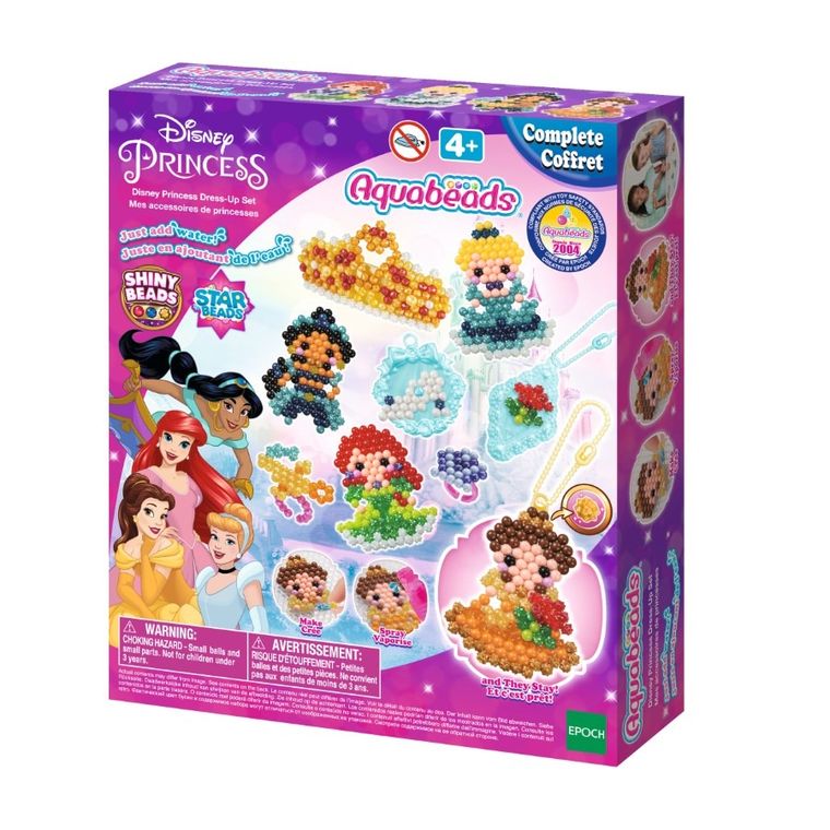 Aquabeads, Księżniczki Disneya, Błyszczące księżniczki, koraliki wodne, zestaw startowy, 800 elementów, 31997