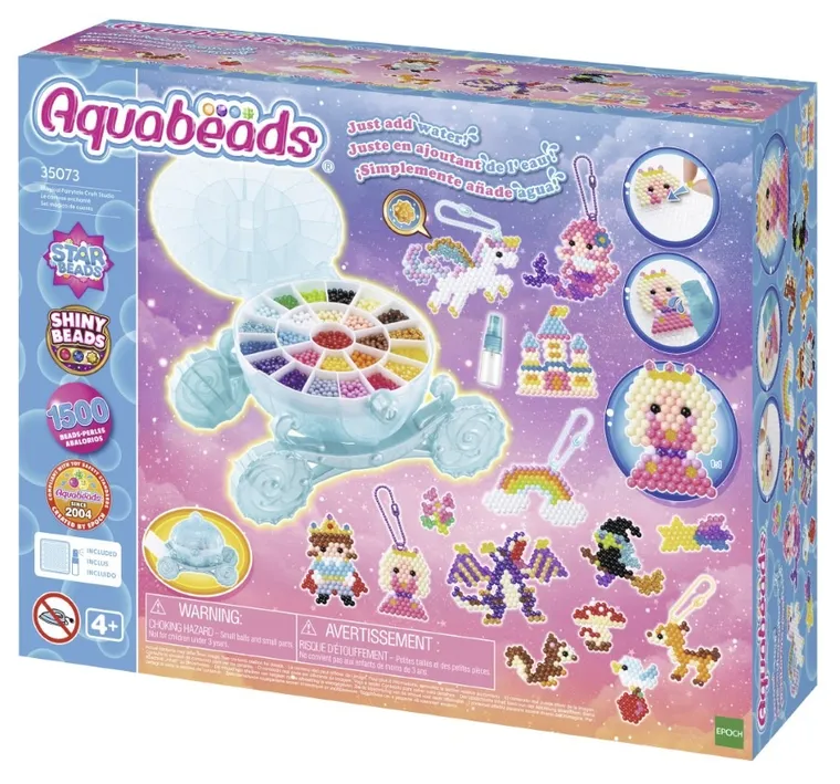 Aquabeads, Podróż do świata baśni, koraliki wodne, zestaw startowy, 35073