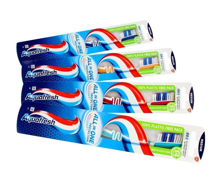 Aquafresh, szczoteczka do zębów, All in One Protection, Medium