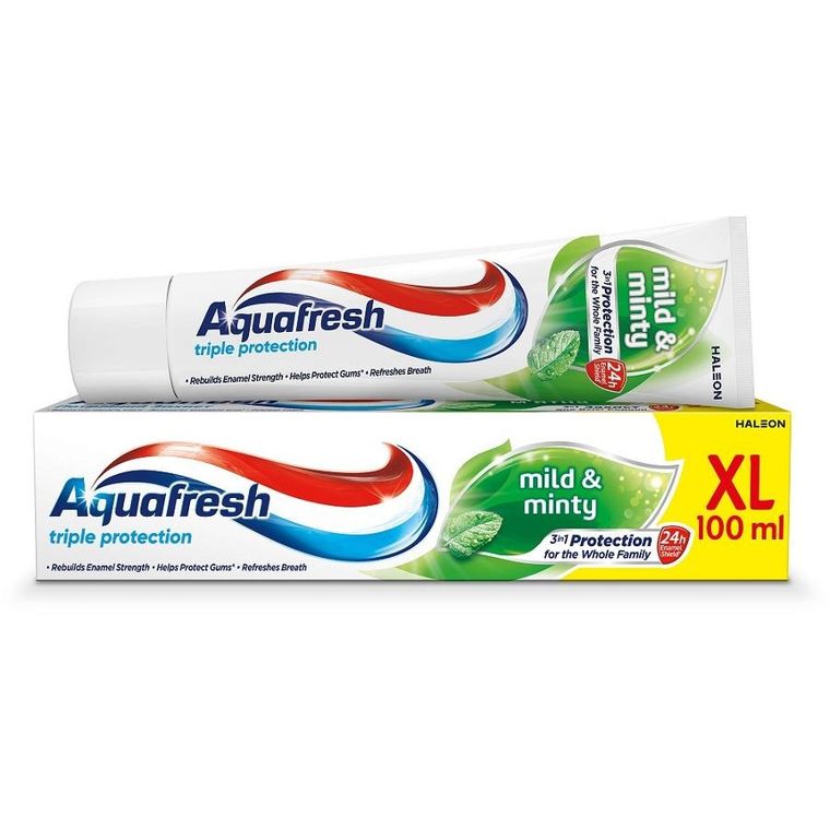 Aquafresh, Triple Protection, Mild & Minty, pasta do zębów, 100 ml