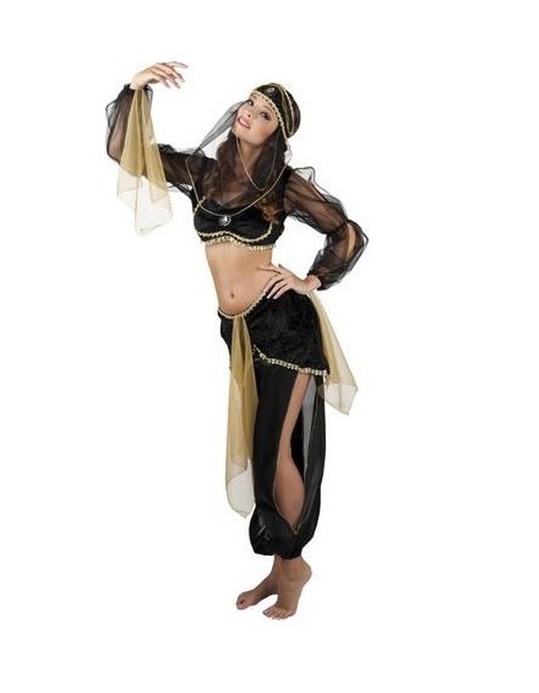 Arabka, czarna, strój, L/XL