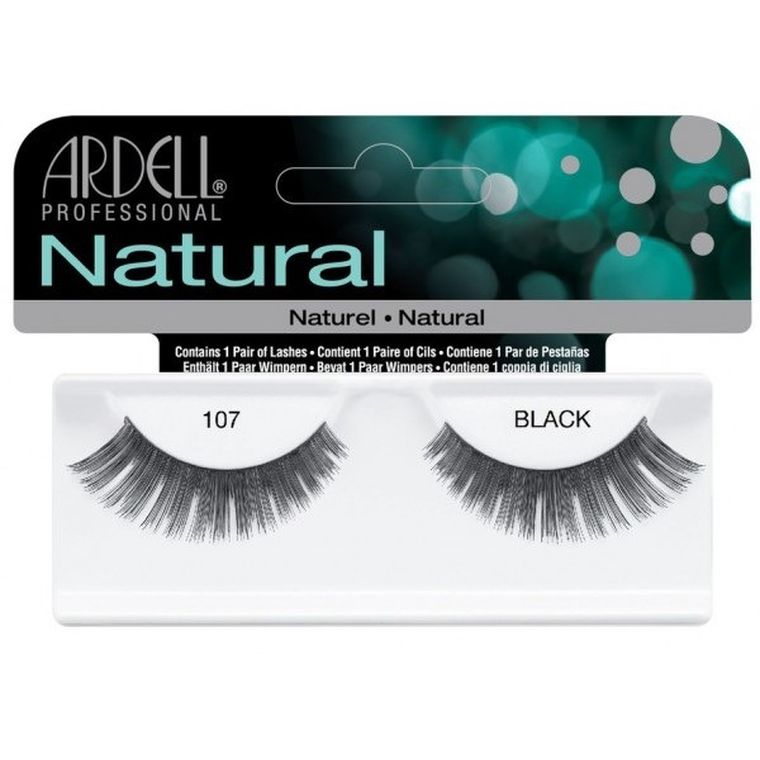 Ardell, Natural 107, 1 para sztucznych rzęs, Black