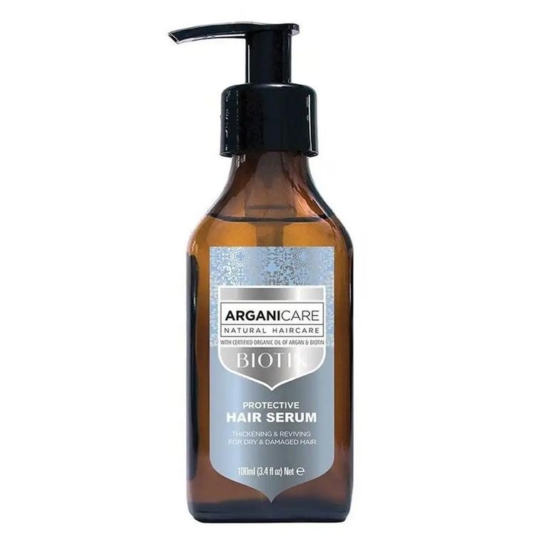 Arganicare, Biotin, odbudowujące serum do włosów z biotyną, 100 ml