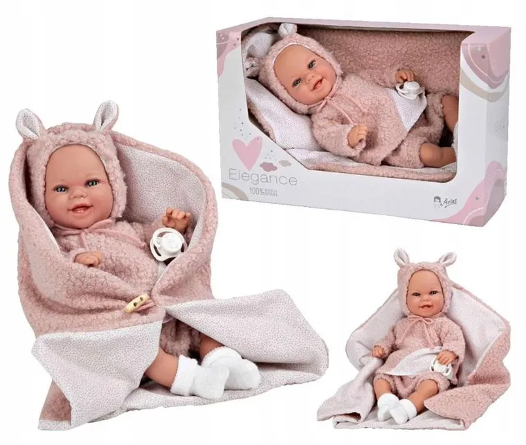 Arias, lalka hiszpańska, bobas, 35 cm