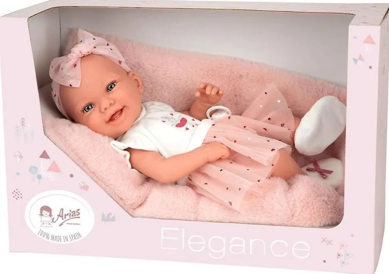 Arias, lalka hiszpańska, bobas dziewczynka, 42 cm