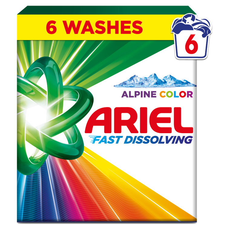 Ariel, proszek do prania, detergent piorący, 330g, 6 prań, Color